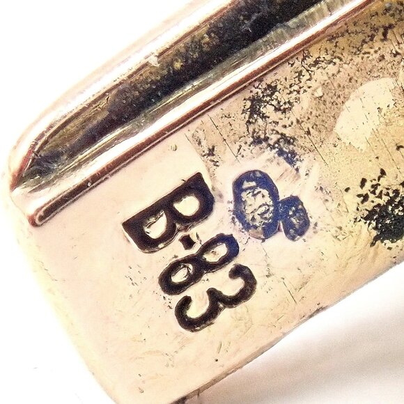 Vintage Estate Chunky 18k Yellow Gold Bracelet 8" 37g - Picture 6 of 10